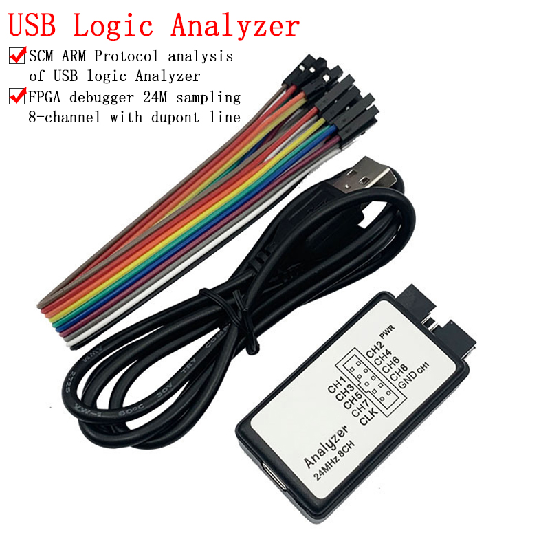 USB Logic Analyzer 24MHz 8 Cha - Logic Analyzer Usb review and price
