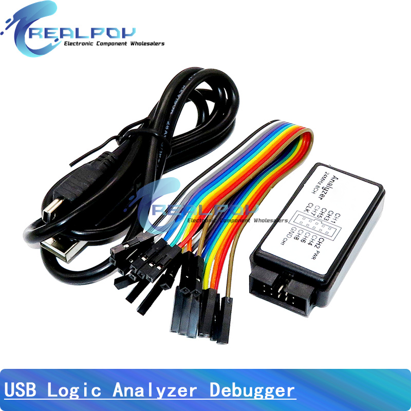 USB Logic Analyzer 24MHz 8 Cha - Logic Analyzer Usb review and price