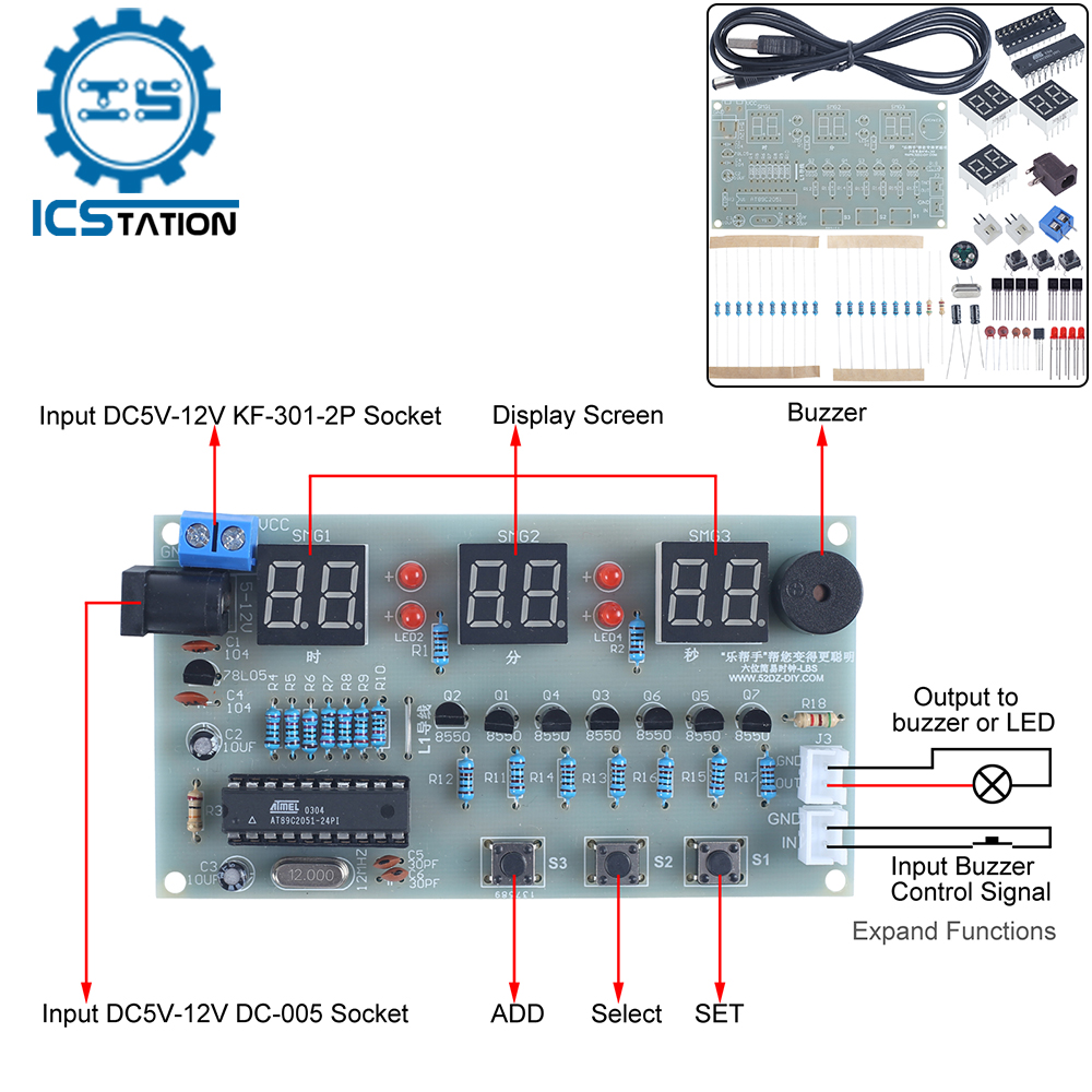 DIY Electronic Kit 6Bit Red LE - Diy Electronics Learning Kit review and price