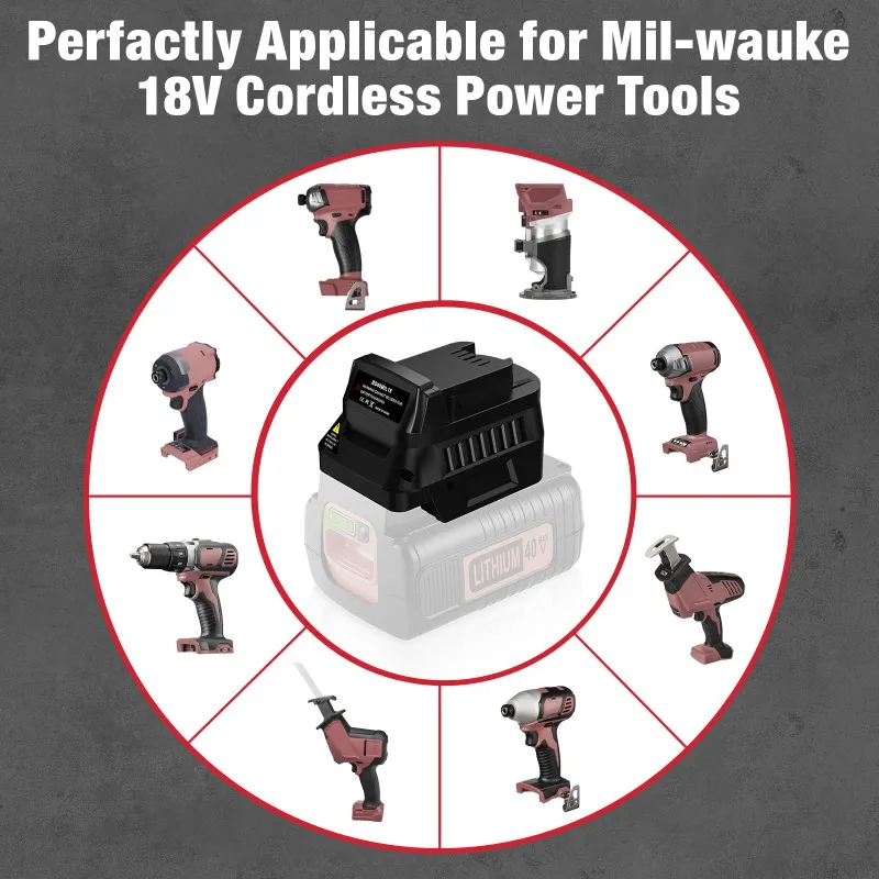 BD40MIL18 Battery Adapter Suit - Black+Decker Tool Cordless review and price