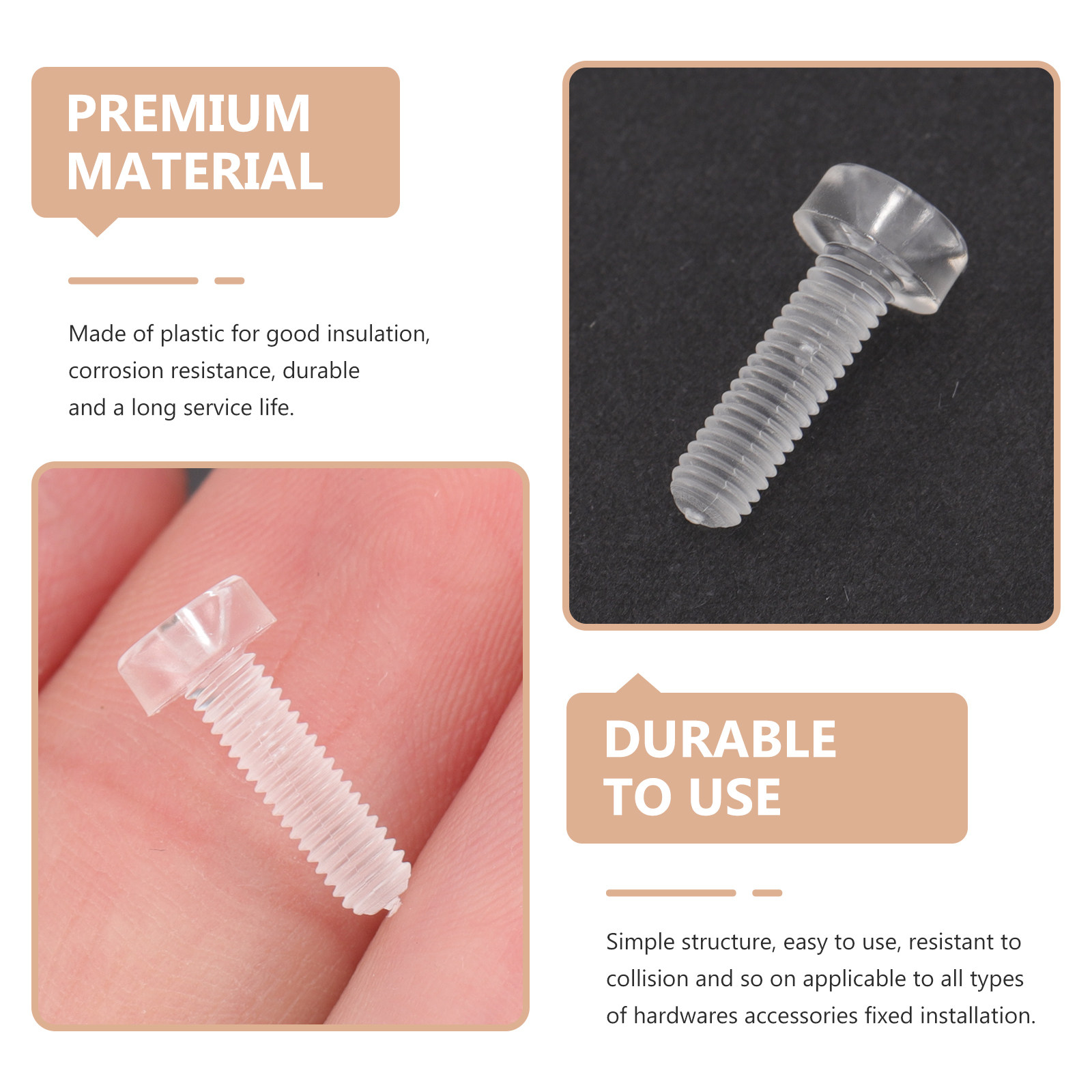 50Pcs Plastic Screws Round Hea - Diy Electronics Cabinet review and price